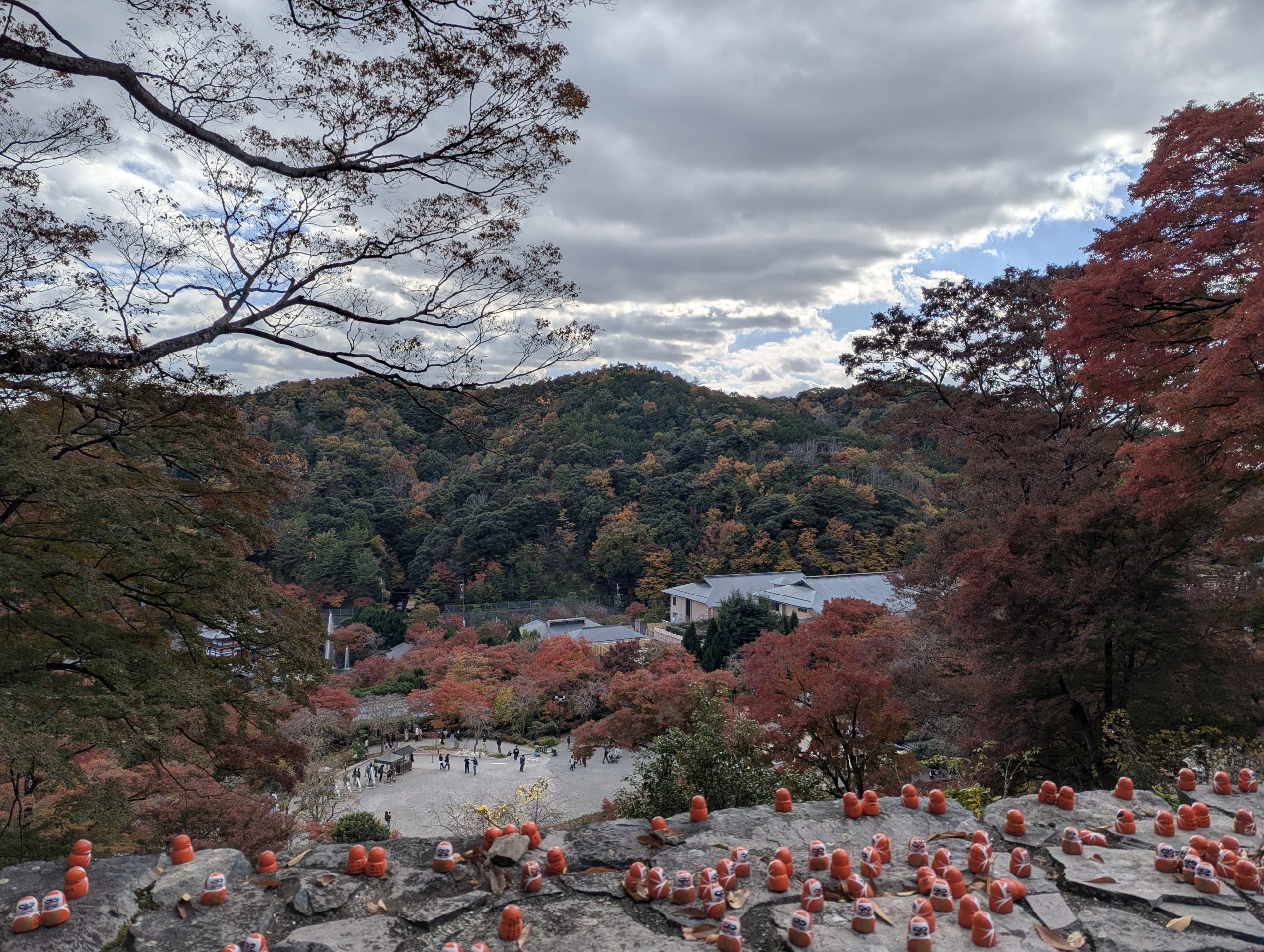 View at the Katsuo-ji Temple